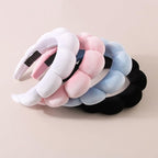 Luckybear Spa Headband for Washing Face, Velvet Makeup Headband, Bubble - Image 7