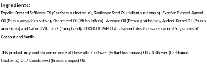 Soothing Touch, Coconut Vanilla Massage Oil - Image 2