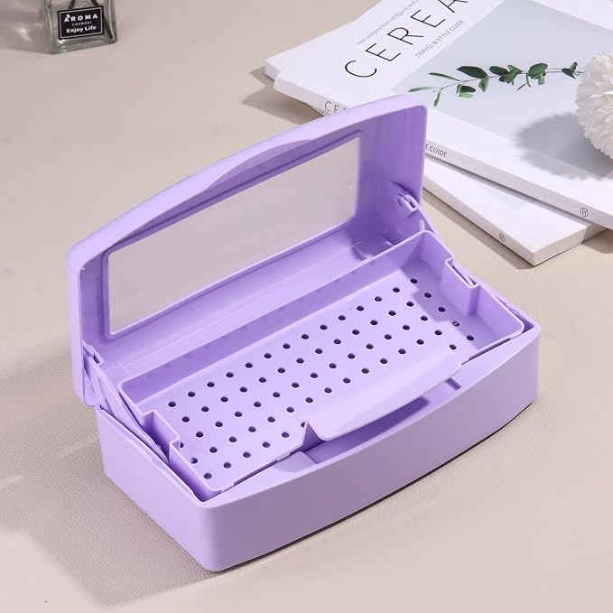 Nail Tool Sterilizer Box Plastic Disinfectant Container - Image 6