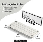 Razborci Quick Dry Bathroom Tray & Kitchen Sink Organizer, Water Absorbing - Image 6