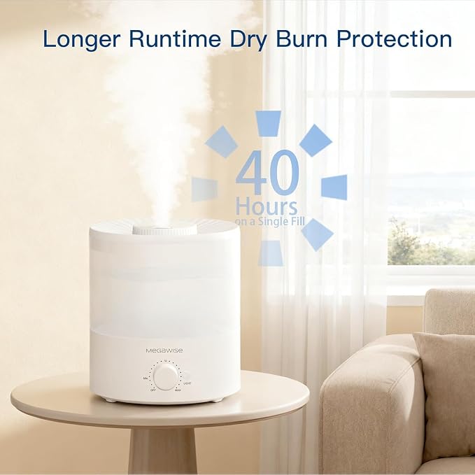 MegaWise Ultrasonic Cool Mist Humidifier SK7620 - Image 8