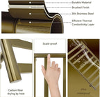 Towel Warmer Rack, Brushed Heated Towel Rack - Image 5