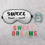 Sweet Dreams Eye Mask Sleeping Mask Cute Eyelashes White Sleep Masks Silky Soft - Image 6