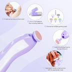 Qunlions life Baby Nail Trimmer Electric, 6 in 1 Baby Nail File Clippers Infant - Image 3