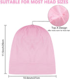 Sleep Cap Bonnet for Sleeping Black Women, Adjustable Cooling Ice Silk Lined - Image 5