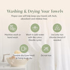 Springtree Home 100% Cotton Bath Towel Set | 6 Piece Set | Absorbent & - Image 8