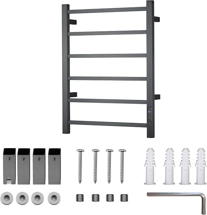 Heated Towel Racks for Bathroom, Wall Mounted Electric Towel Warmer Racks - Image 7