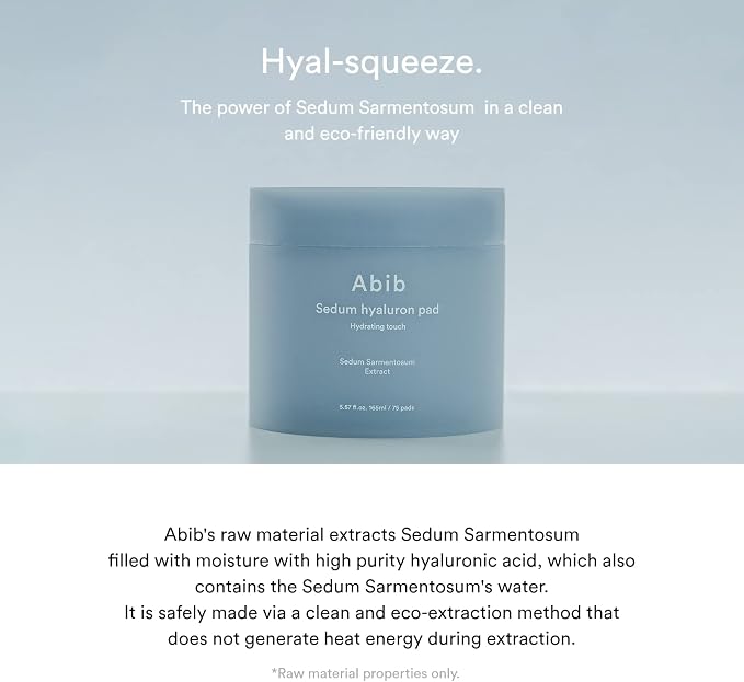 Abib Sedum hyaluron pad Hydrating touch | Hydrating - Image 3