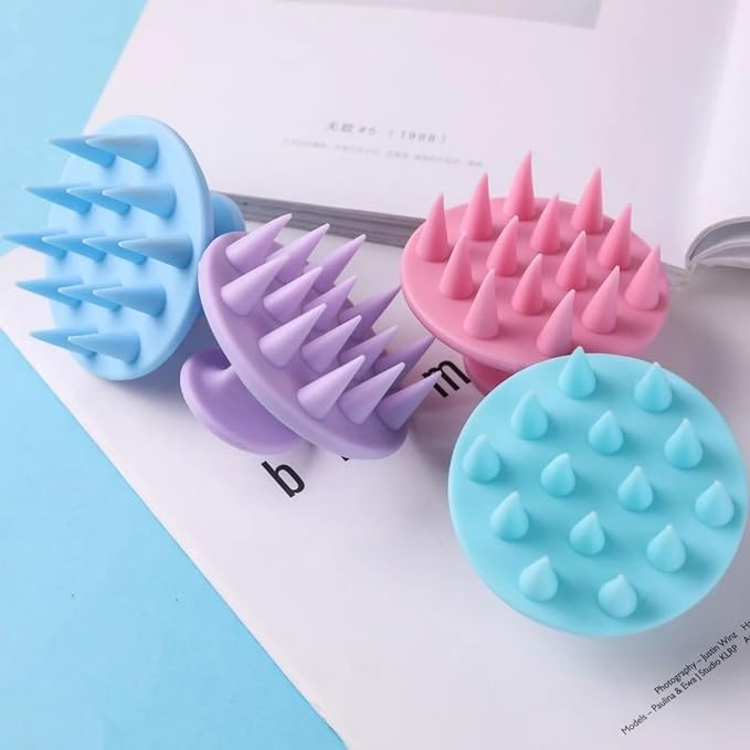 INVODA 4PCS Scalp Scrubber Brush Shampoo Massager - Image 7