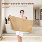HOMEXCEL 5 Pack Microfiber Hair Towels - Image 5
