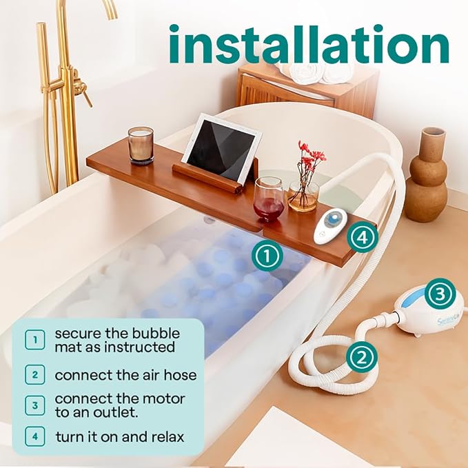 SereneLife Portable Spa Bubble Bath Massager - Image 5