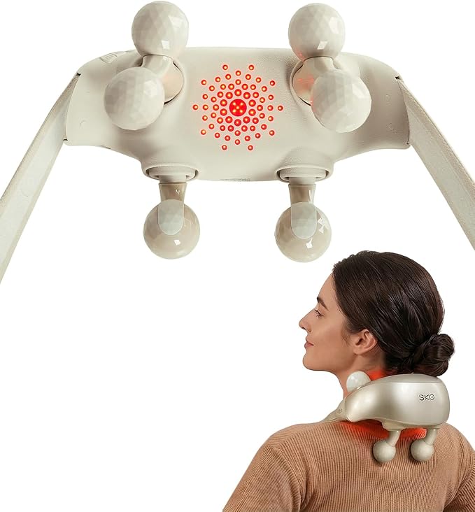 SKG H7 Ultra FSA Eligible Cordless Neck Massager by SKG