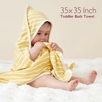 Momcozy Hooded Baby Towel, 2 Pack Baby Bath Towel Set - Image 6