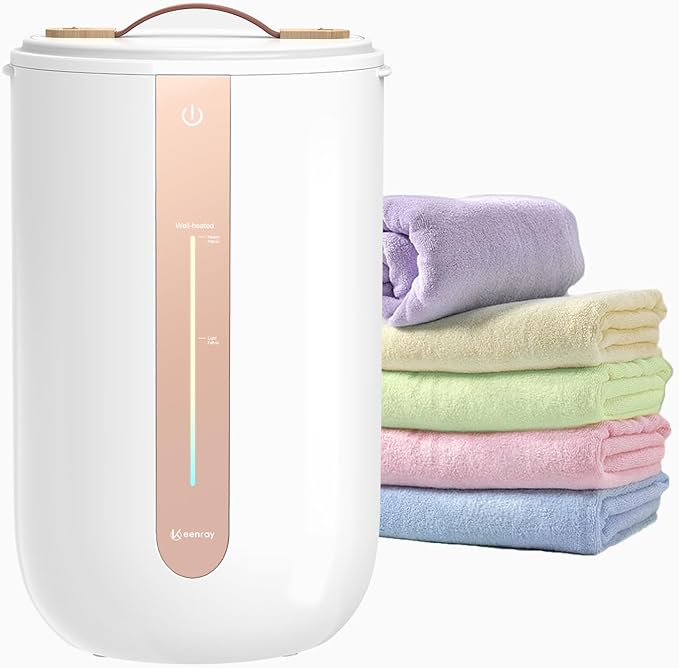 Keenray Towel Warmer for Bathroom, Towel Warmer Bucket by KEENRAY