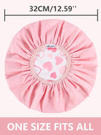Years calm Shower Caps for Women Reusable Waterproof, Double Layer Waterproof - Image 3