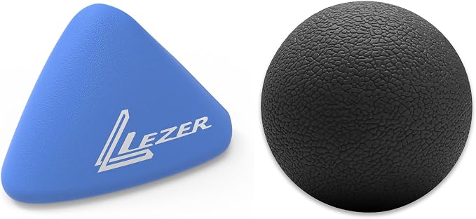 LEZER, Trigger Massage Point, Manual Massage Ball, Muscle Knots Relief Tool by LEZER
