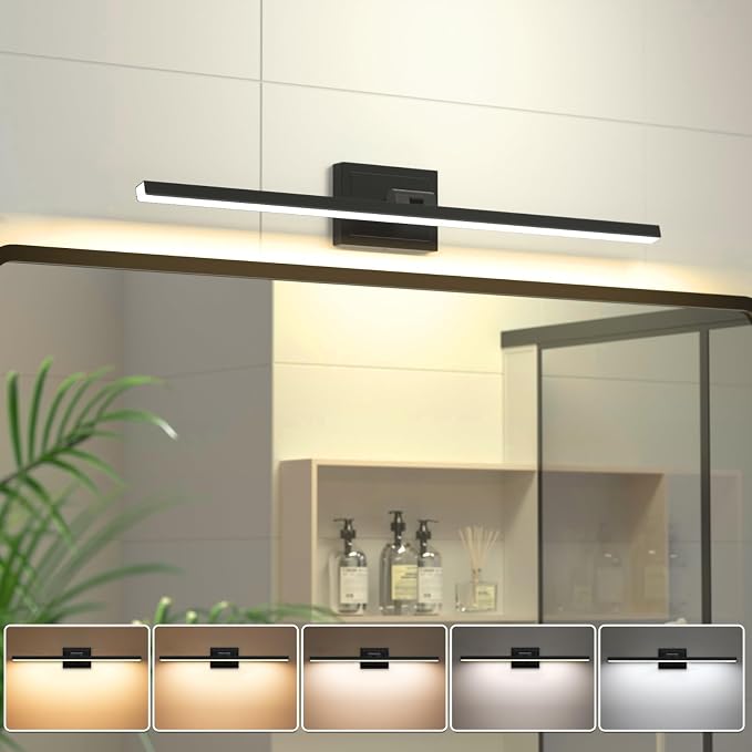 VOLISUN Modern Bathroom Vanity Light 31.5 inch, 18W Dimmable 5CCT Led Bathroom by VOLISUN