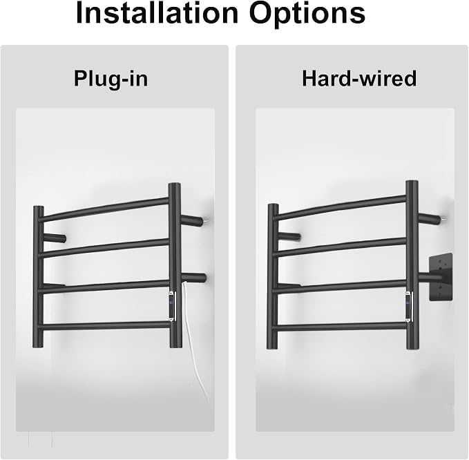 Electric Towel Warmer with Built-in Timer - Image 2