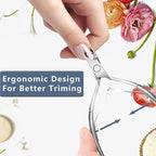 Cuticle Trimmer Cuticle Nippers, Durable Cuticle Cutter, Salon Toe Nail Cuticle - Image 5