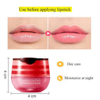 2 Pcs Bee Lip Balm Honey Pot, Honey & Strawberry Lip Mask Propolis Moisturizing - Image 6