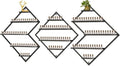 EBANKU Metal Wall Mounted Nail Polish Storage Racks by EBANKU