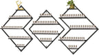 EBANKU Metal Wall Mounted Nail Polish Storage Racks by EBANKU