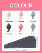 Lumimi Microfiber Hair Towel Wrap 4 Pack - Image 7