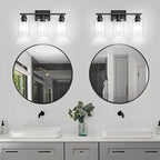 Unicozin 3 Light Bathroom Light Fixtures, Modern Vanity Lights Over Mirror - Image 9