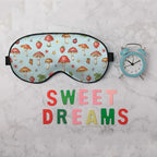 Mushrooms Silk Eye Mask Sleep Mask Summer Flowers Strawberry Butterfly Berries - Image 6