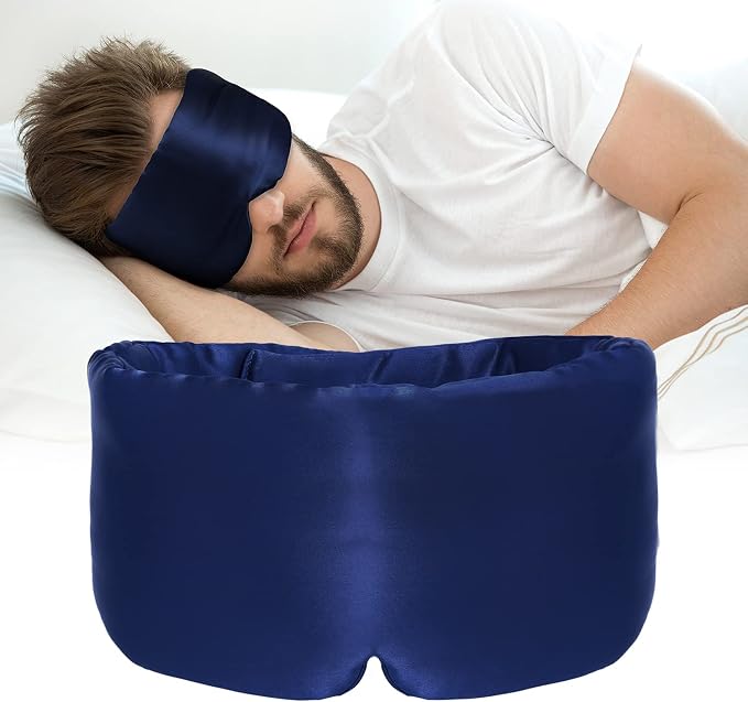 Silk Sleep Mask for Women Men Satin, ATreebag Eye Sleeping Mask & Blindfold by ATreebag