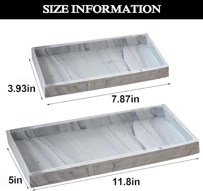 2PCS Silicone Soap Dispenser Tray, Kitchen soap Caddy countertop, Tray - Image 3