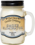 Our Own Candle Company, Smoke Eliminator Scented Mason Jar Candle, 100 Hour by OurOwnCandleCompanycandles