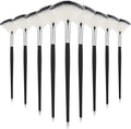 9 Pieces Facial Fan Mask Brushes, Soft Facial Applicator Brushes Tools by Maitys