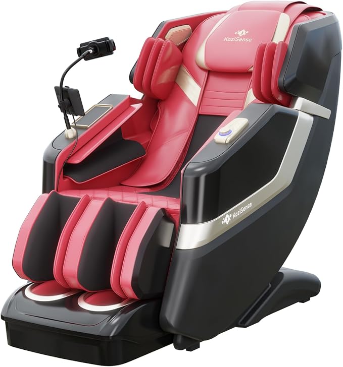 KoziSense KZ-313 2026 Heated Jade Roller Massage Chair Full Body, Deep Zero by KoziSense