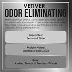 Vetiver Odor Eliminating Highly Fragranced Candle - Image 4