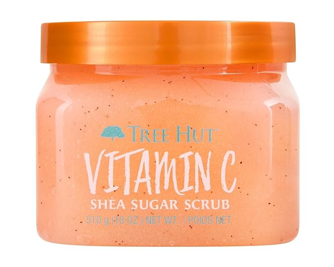 Tree Hut Vitamin C Shea Sugar Scrub, Mothers Day Gifts, Exfoliating Body Scrub by TreeHut