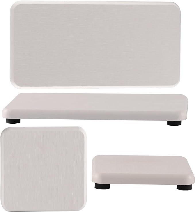NiuYichee Set of 4 Water Absorbent Diatomite Coasters, Diatomaceous Earth by NiuYichee