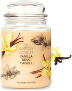 Candle Vanilla Bean 22oz with Wooden Wick in a Presentation Gift Box & by SpotlessLeopard