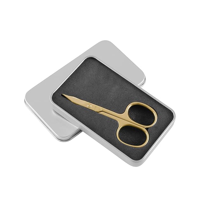 LIVINGO Sharp Curved Nail Cuticle Scissors, Premium Stainless Steel Blade - Image 6
