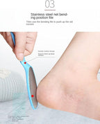 Professional Callus Remover & Foot File Set–Metal Surface Scraper - Image 4