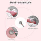MelodySusie 7mm Ball Shape Cuticle Clean Nail Drill Bit 3/32'', Professional - Image 7