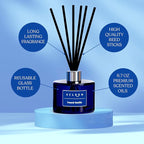 Xcleen Reed Diffuser Set, 6.7Oz French Vanilla Scented Oil Diffuser - Image 2