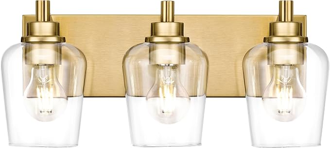 Bathroom Light Fixtures, 3-Light Modern Vanity Light by Metwet