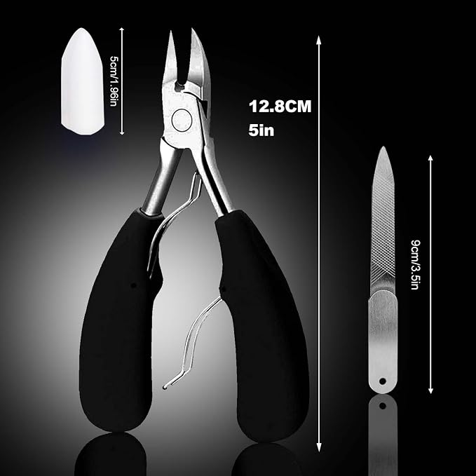 Ingrown Toenail File and Lifters Set, Professional Pedicure Tool Toenail - Image 2