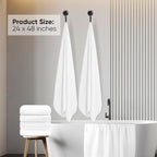 HOMEXCEL 6 Pack Bath Towel Set, Microfiber Ultra Soft Highly Absorbent Bath - Image 2