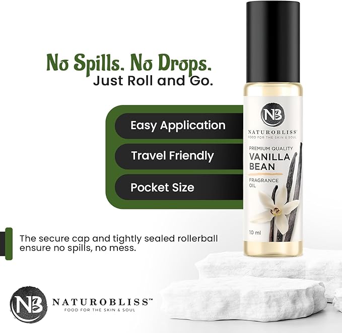NaturoBliss Vanilla Perfume, Fragrance Oil Roll On 10 ml - Image 6