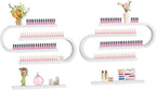 EBANKU 6PCS U Shape Nail Polish Racks Heavy Duty Nail Shelfs by EBANKU