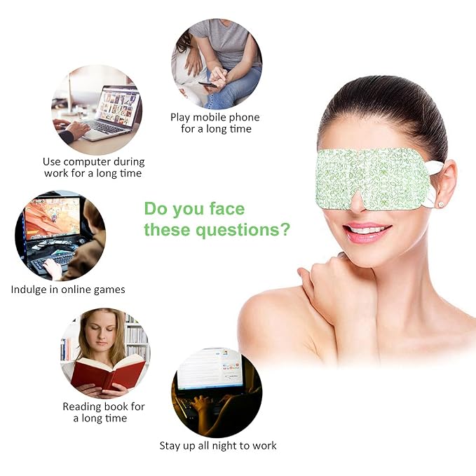 Steam Eye Mask, 15 Packs Hot Steam Eye SPA Mask - Image 2