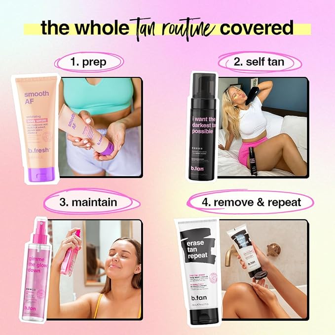 b.tan Ultra Dark Self Tanner Mousse | I Want The Darkest Tan Possible - Image 6
