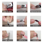 Manicure Set Professional Nail Clippers Kit Pedicure Care Tools- Stainless - Image 6